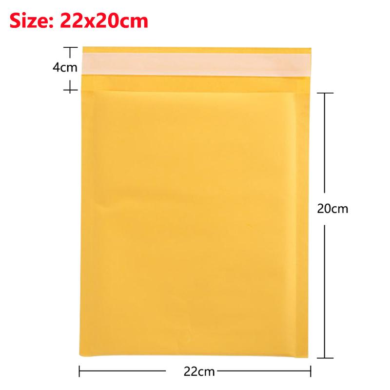 50Pcs Kraft Bubble Mailers Self Seal Adhesive Shipping Bags, Cushioning Padded Envelopes Bag for Shipping, Mailing, Packaging