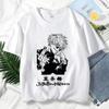 Gojo Satoru Print Graphic T Shirts Unisex Harajuku Fashion Casual Short Sleeve Tee Japanese Anime Jujutsu Kaisen Woman T-Shirt