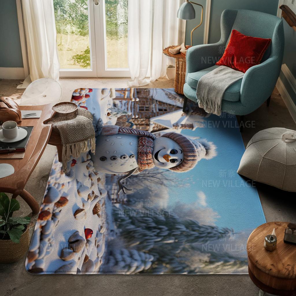 Koberec ke vchodu do domu Rohožka ke dveřím do domu Obývací pokoj Vana Koupelna Protiskluzové koberce s absorpcí vody vana Veselé Vánoce zima