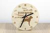 Bloodhound, St. Hubert Hound, Sleuth-hound – Clock with a dog, wooden clock | Art-Dog