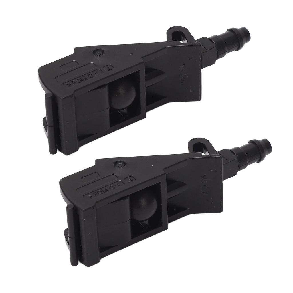 2Pcs Front Windscreen Washer Jet Nozzle 6E0955985 Durable Windshield Washer Spray Nozzle for