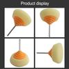 Metal Shank Drill Polishing Pad Round Shape Sponge Polishing Wheel  Cleaning Accessories