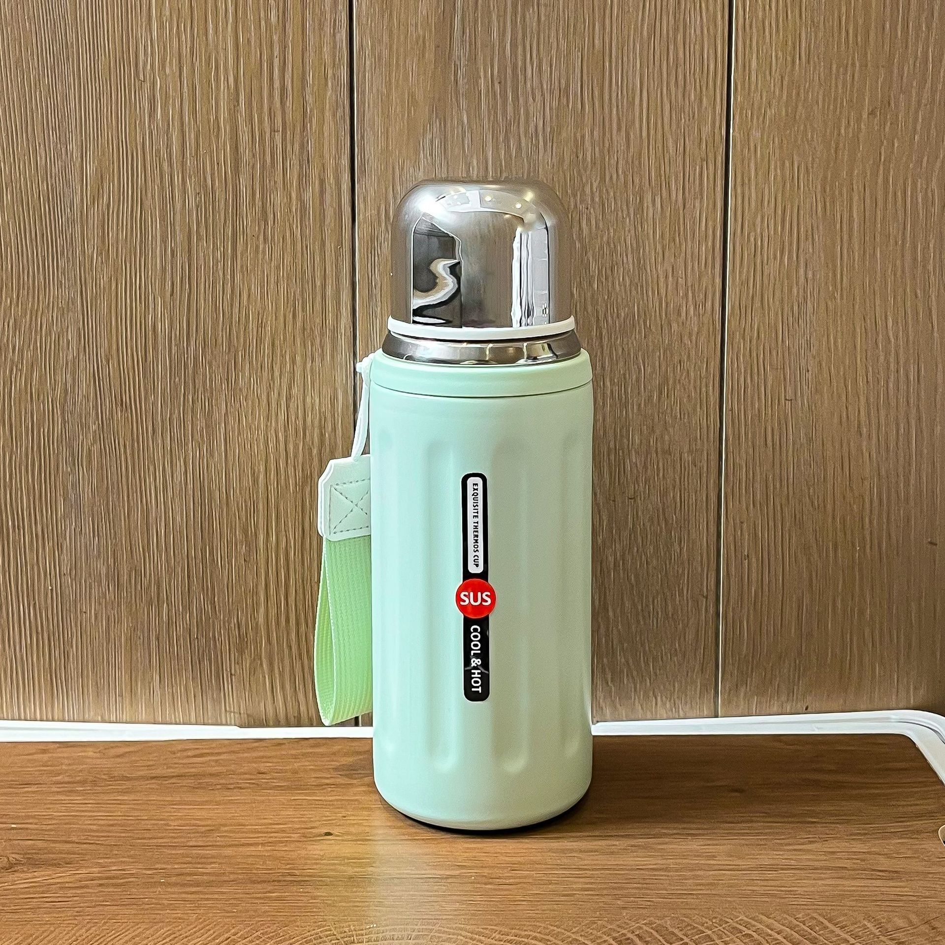 

Термос кружка большой вместимости с двойной крышкой 316 для мужчин и женщин, чайник из нержавеющей стали для разделения чая, портативная автомобильная уличная чашка для чая 600-800ml