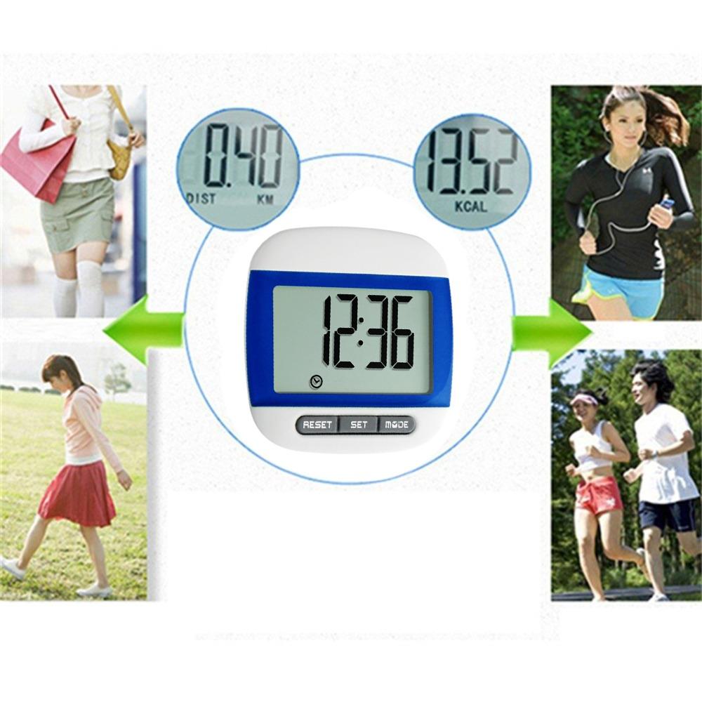 Compact Size Digital Pedometer ABS Fitness Tracker Portable Step Counter Fitness