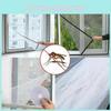 Premium Window Mesh Door Curtain With Self-adhesive Net Guard For Mosquitoes And Bugs