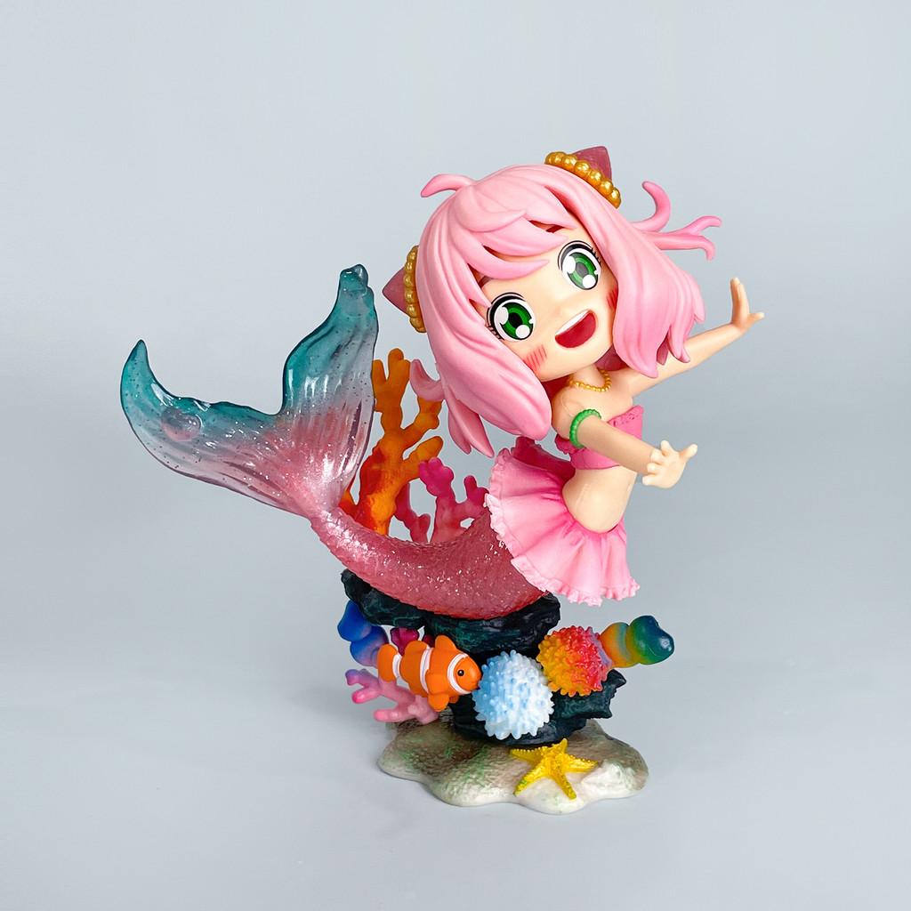 Spy×family Anya Underwater Mermaid Design Model Desktop Decoration Ornament For Desk Decor And Gift Ideas
