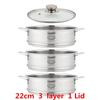 Basket with Double Ear Rice Cooker Pot Steaming Grid for Dumplings Drain Basket Kitchen Cooking Tool 304 Stainless Steel Steamer