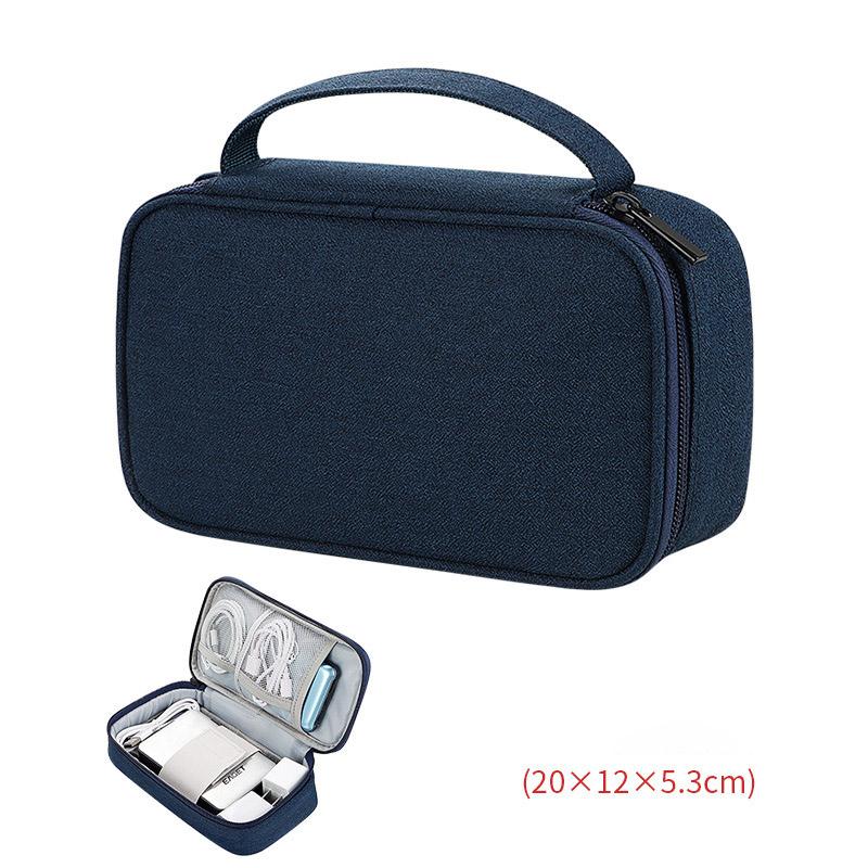 Travel Portable Digital Accessories Storage Bag Organizer of Mobile Phone Bag U Disk Charging Bank Mobile Data Cable Storage Bag
