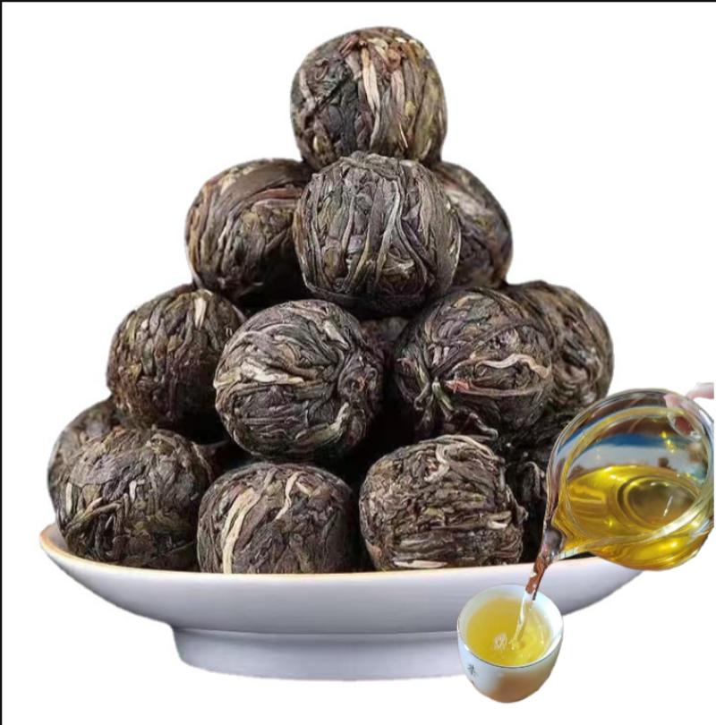 Longzhu Puerh Tea Mint Hetang Pu-erh Tea Raw Tea 500g 7g/ks Čaj Pu-erh Tea