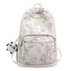Schoolbag Large-capacity Computer Travel Backpack Simple New College Student Printed Schoolbag Niche High-value Versatile Backpack