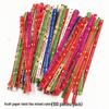 Lollipop and Baking Kraft Paper Sticks with Colored Twist Ties for Food Packaging
