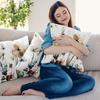 2 Pack Off White Muted Watercolor Floral Pillow Covers Double Sided Print Abstract Botanical Cushion Cases Home Decor