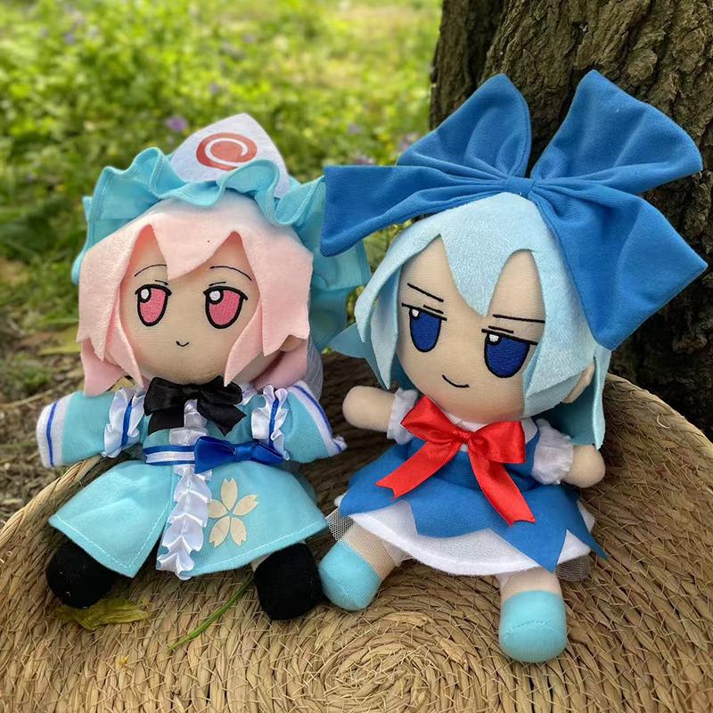 Real Picture TouHou Project Fumo Plush Toy Hakurei Reimu Komeiji Satori Kirisame Marisa Stuffed Anime Plushies Gifts Girl