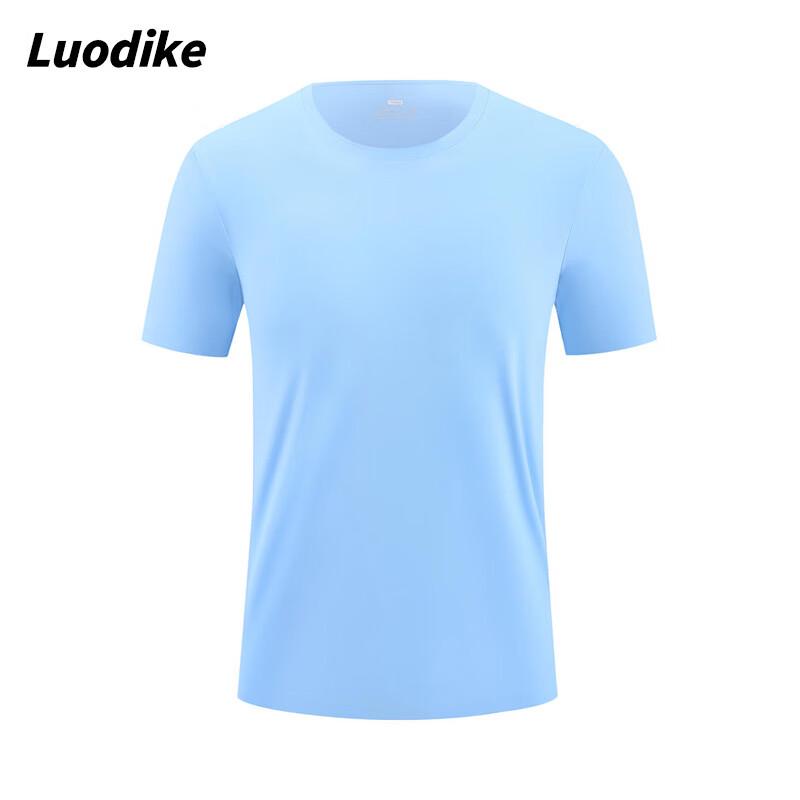 Unisex Quick-Dry Round Neck T-Shirt 4XL