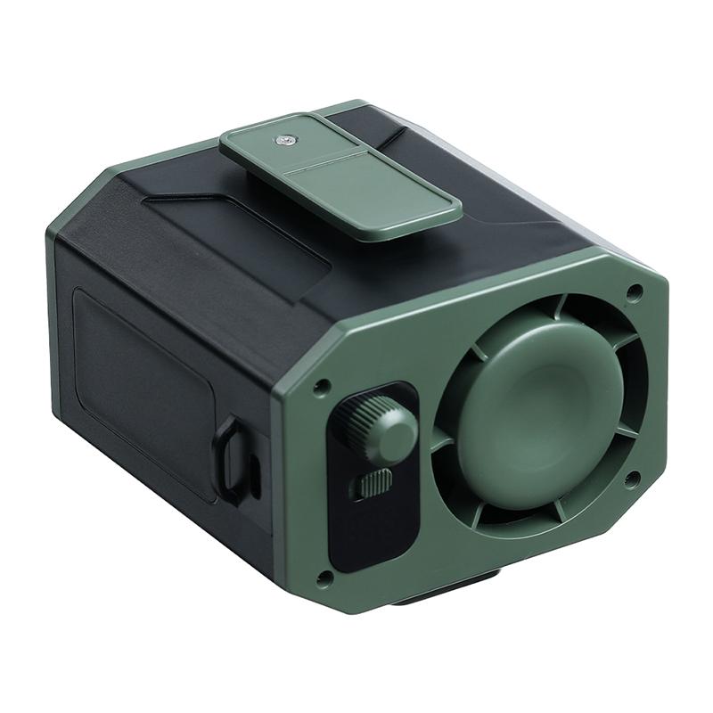 

T28 100 Gears Stepless Adjustable Summer Cooling Neck Fan with Back Clip (CE Certified) Green