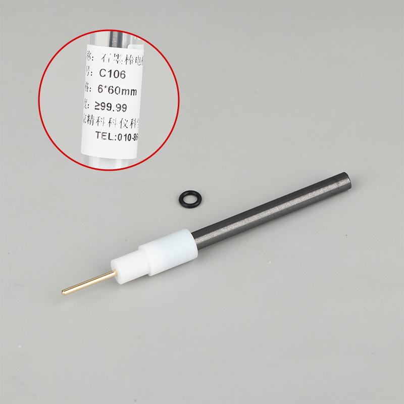 3/4/5/6 mm Elektrod Forskningsstav Elektrolyser Högrent Elektrolyser Anod Kolstav