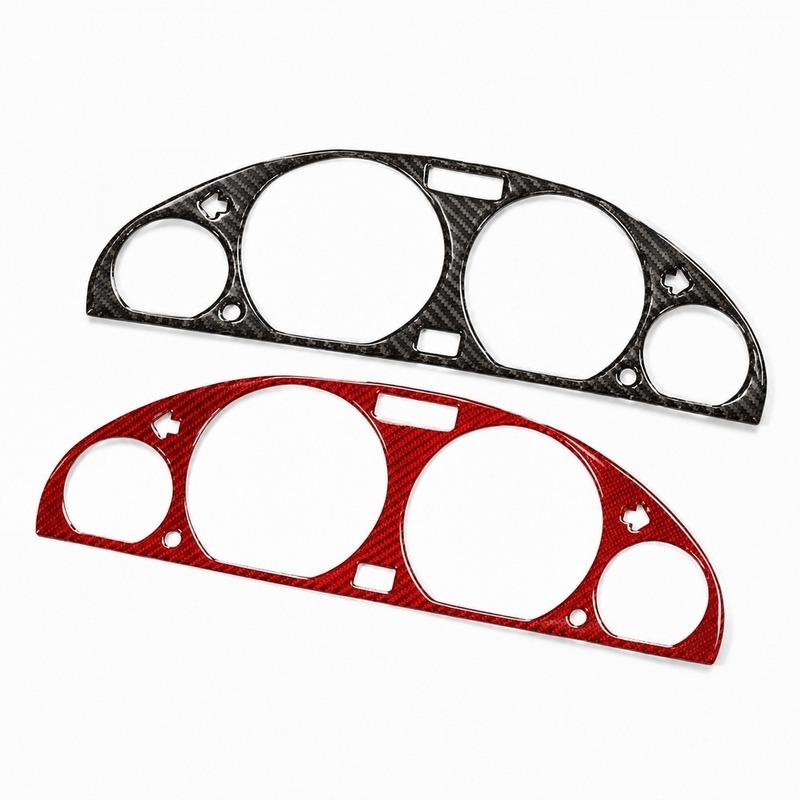 Carbon Fiber Dashboard Trim Frame for BMW 3 Series E46 1998-2004, Multi-Color Interior Decoration Replacement, Auto