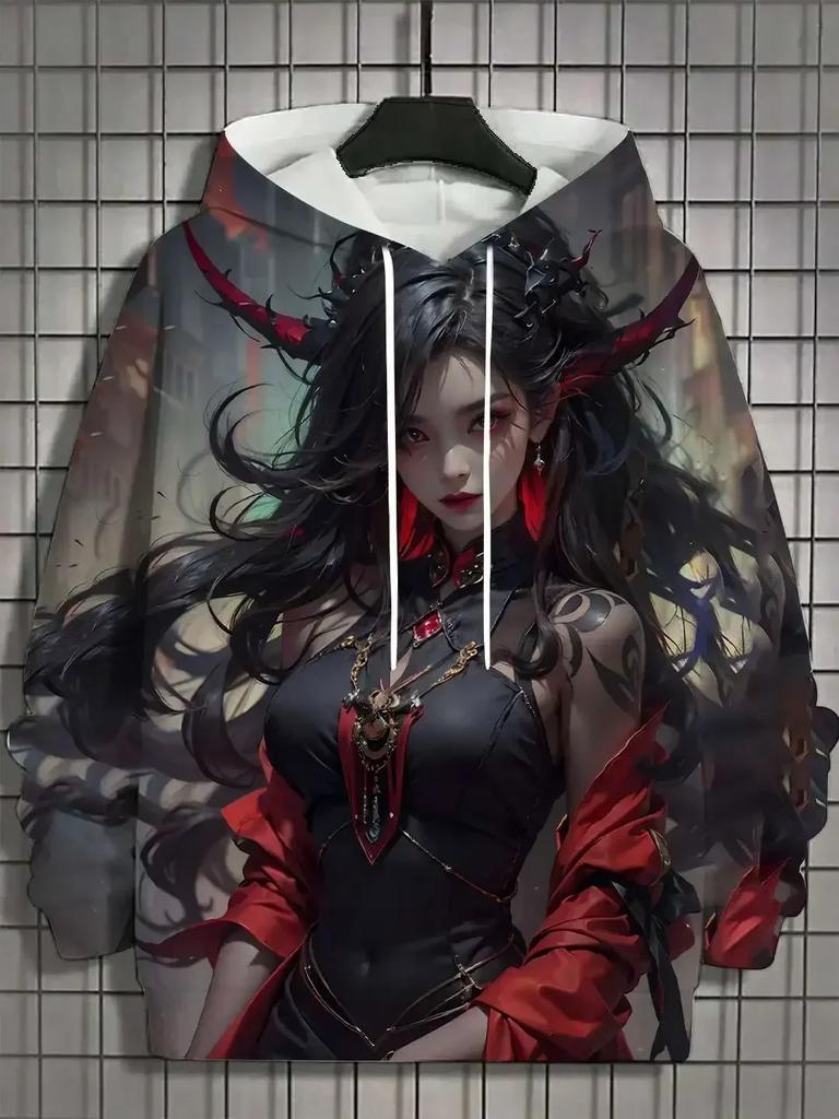 3D Printed  Anime Women's Men's Fashion Hoodies Autumn Winter Designer Hoodies Casual Sweatshirts Comfortable Warm Long Sleeve