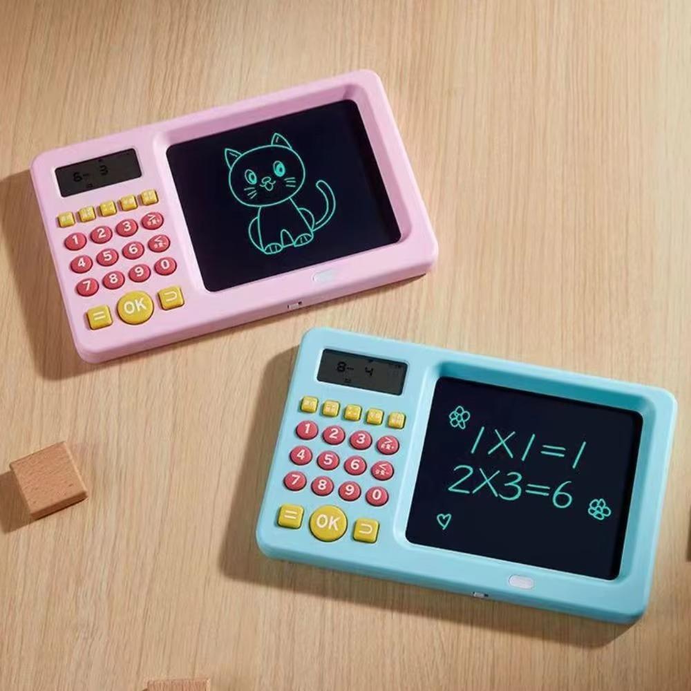 

with Stylus Pen Electronic LCD Writing Board 2 in 1 Calculator Handwriting Board Holiday Presents рожевий