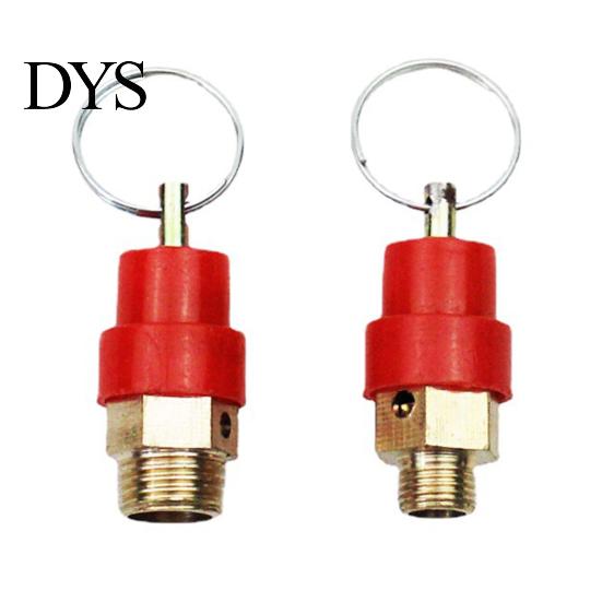 Air Compressor Safety Valve Male Thread Pull Ring Exhaust Pressure Relief Factory Supply