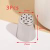 Kitchen Baking Tools Stainless Steel Flower Nozzle Small Grass Flower Nozzle Single Flower Nozzle Kitchen Convenience Small Tool