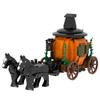 MOC Halloween Brick Ghost Graveyard Pumpkin Carriage House Witch Compatible Building Blocks Toys For Children Adult Friends Gift