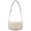 Mila Artificial Leather Shoulder Bag, Crossbody Bag Medium Women's Vanilla White 35T5GIMM8B-LT CRM MULTI