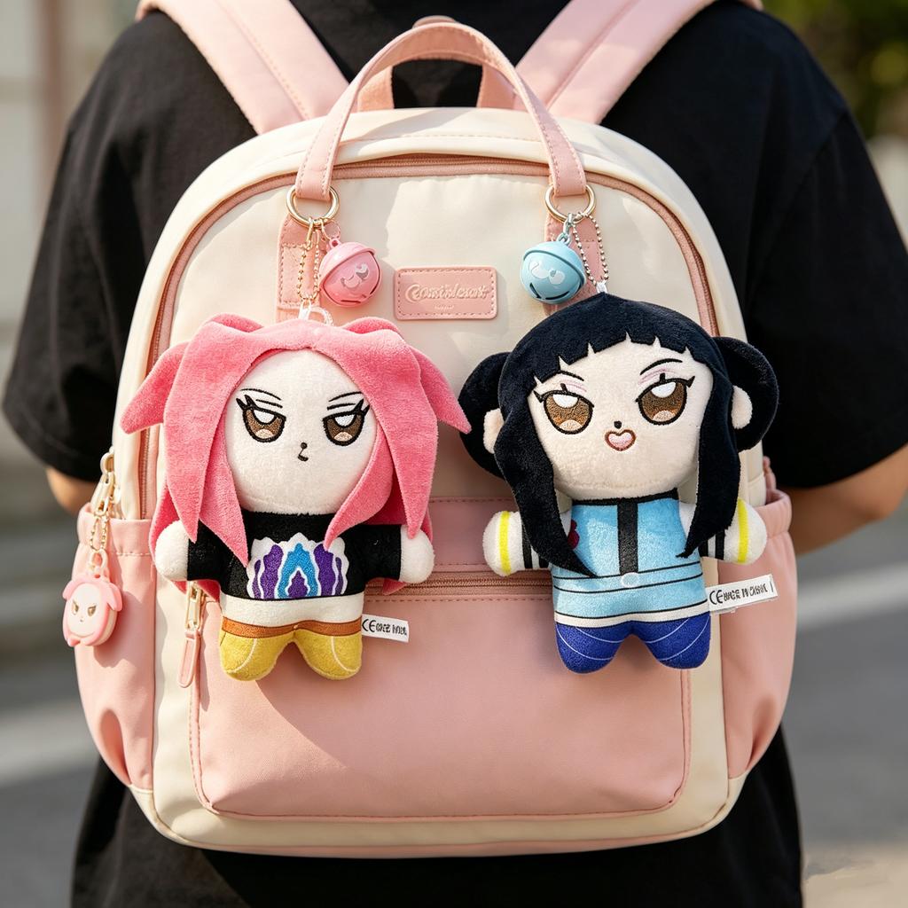 Cute Kawaii K-Pop Idol Plush Doll Soft Stuffed Anime Figure Toy Fans Collection Gift for Kids Birthday Christmas Back to School