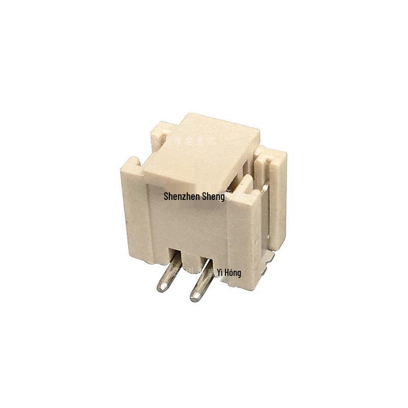 Vertical SMT 2-Pin Header: ZH1.5mm Pitch, High-Temperature, Single Row, Multiple Specs