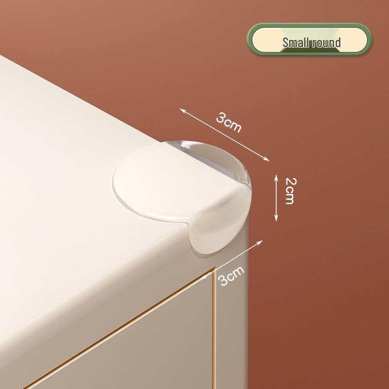 Transparent Water Drop PVC Corner Guards for Baby Safety - Anti-Collision Pads for Tables, Chairs & Walls