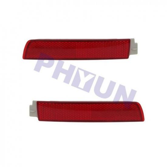 Pair Rear Bumper Reflector Light Covers For Nissan Sentra 2013-2018 265605C000