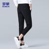 ROMON Men's BL02 Ice Silk Business Casual Cropped Pants