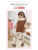 Girls' Fleece-Lined Warm Pants with Fur-Trimmed Cuffs for Autumn and Winter