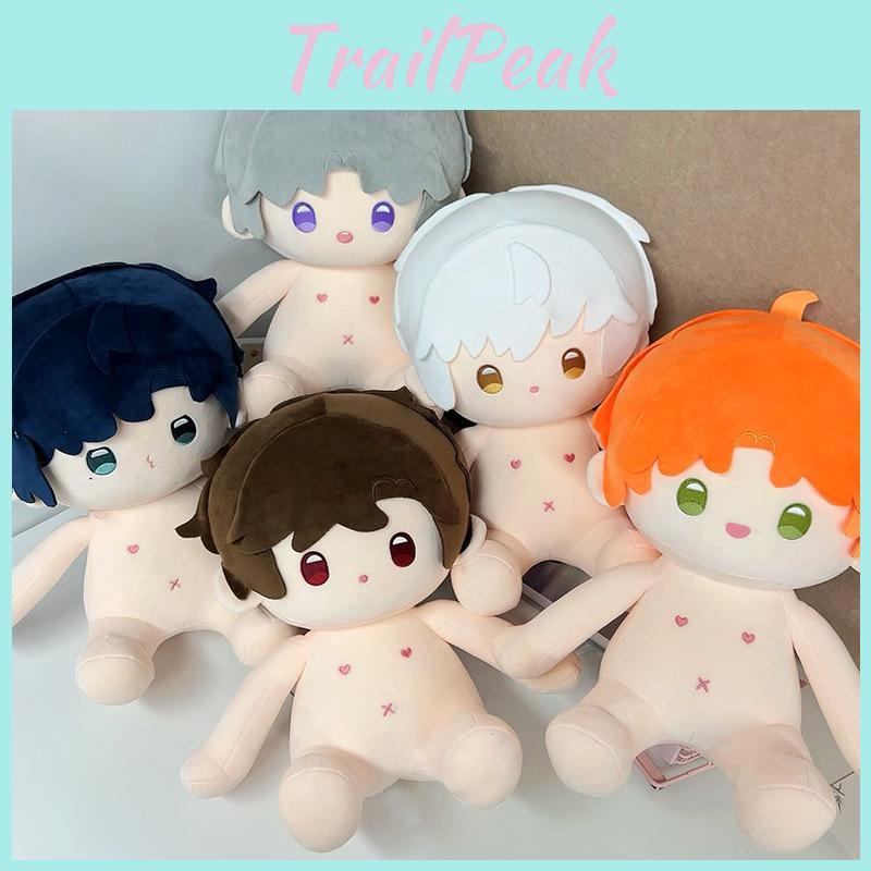 And Night Light Evan Charlie Doll Sitting Posture Naked Plush Toy Fans Gift 40cm