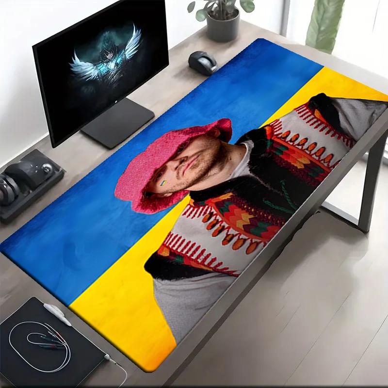 Kalush orchestra Theme Mouse Pad, Non Slip Rubber Base, Multifunctional Office & Home Decor, Perfect for Workspace Personalization.