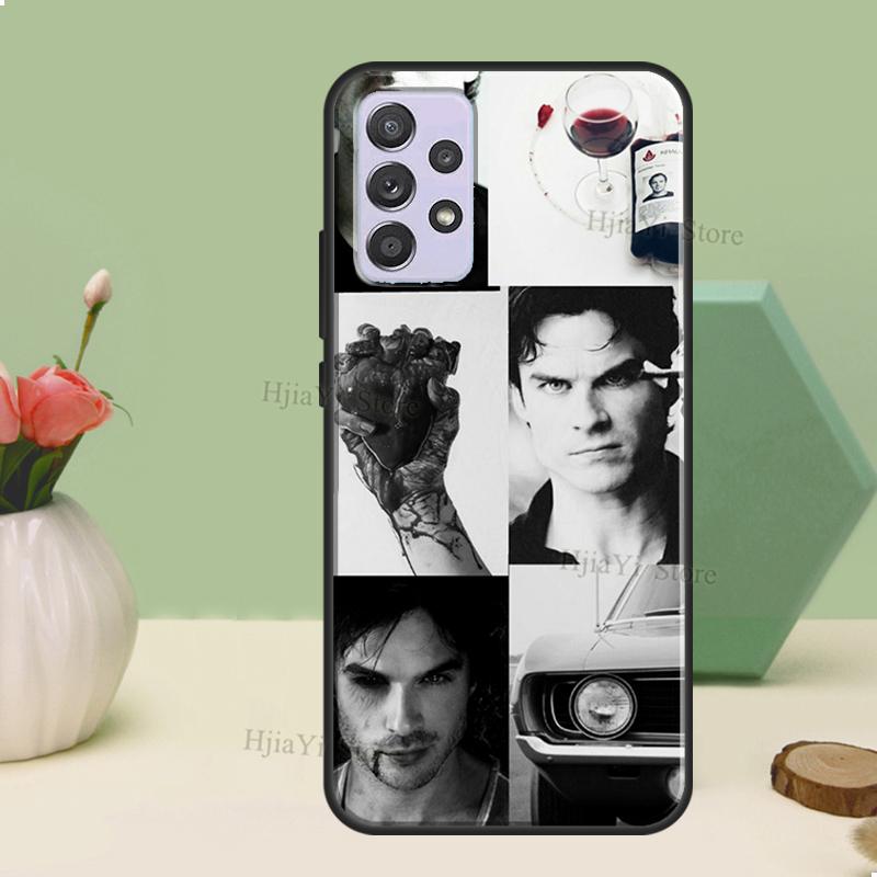 Damon Salvatore The Vampire Diaries Case For Samsung A54 A34 A24 A14 A51 A71 A12 A22 A32 A52 A72 A73 A33 A53 A13 Back Cover