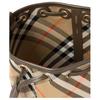 Burberry Checked Drawstring Bucket Bag Sand Women Bags Tan 8093804
