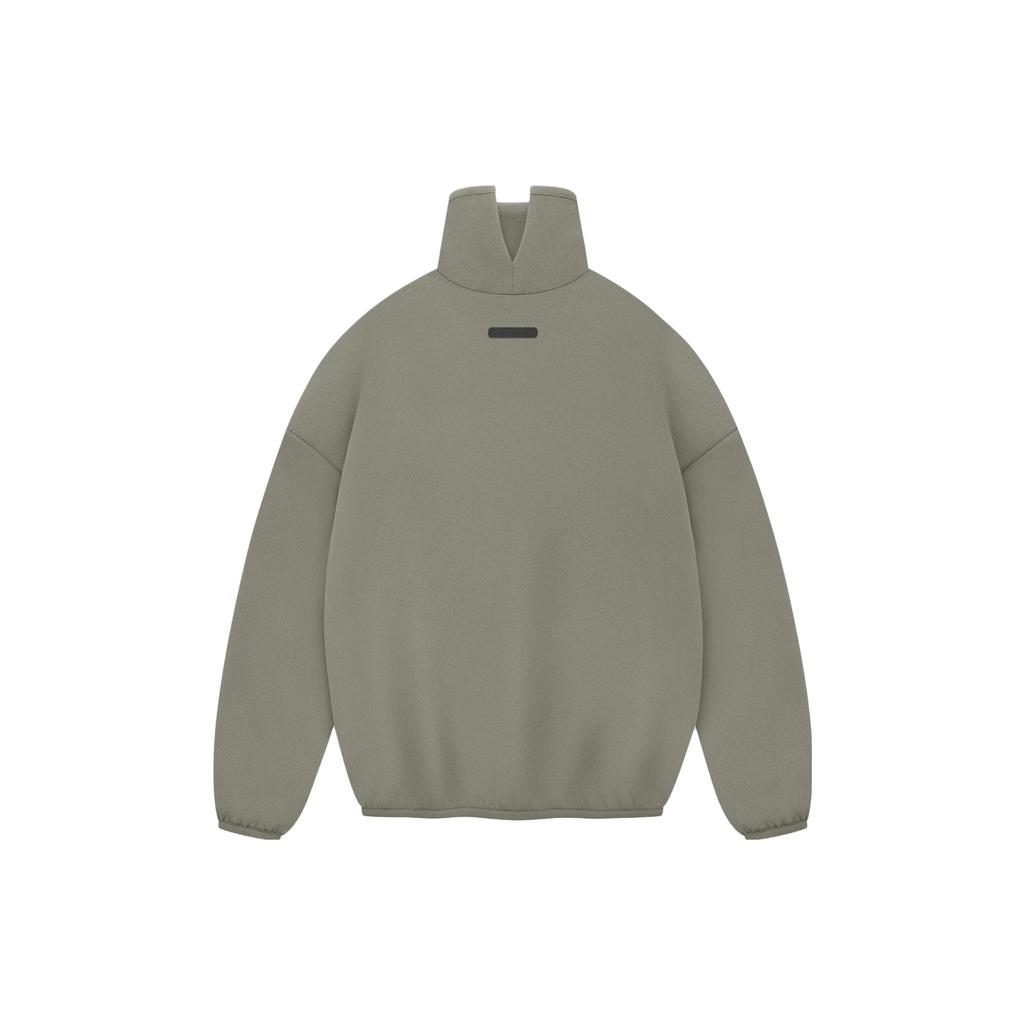 Fear Of God X Adidas Athletics FW23 Double-Sided Logo Mock Neck Knit Sweater Women Sweater Clay IY0942