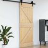 Door NARVIK 70 x 210 cm Solid Pine (Untreated) Natural