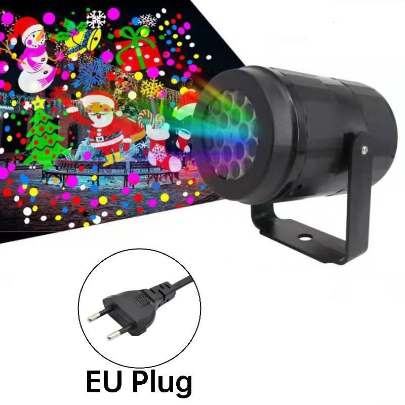 Christmas Lights Projector Xmas Party In Outdoor Snowflake Led Laser Lamp Usb