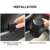 YJTX6 Car Garbage Storage Box Auto Accessories For Seat Leon Ibiza Ateca Arona Cordoba Toledo Altea Alhambra Arosa Exeo Mii Tarraco