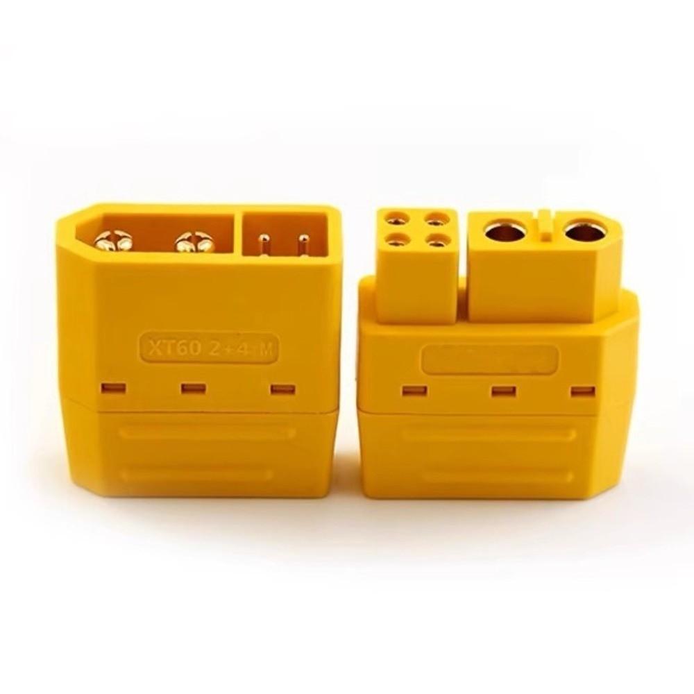 Plastic 2+4 XT60 Connector Gold Plated XT60(2+4)-F New XT60(2+4)-M  for RC Vehicles