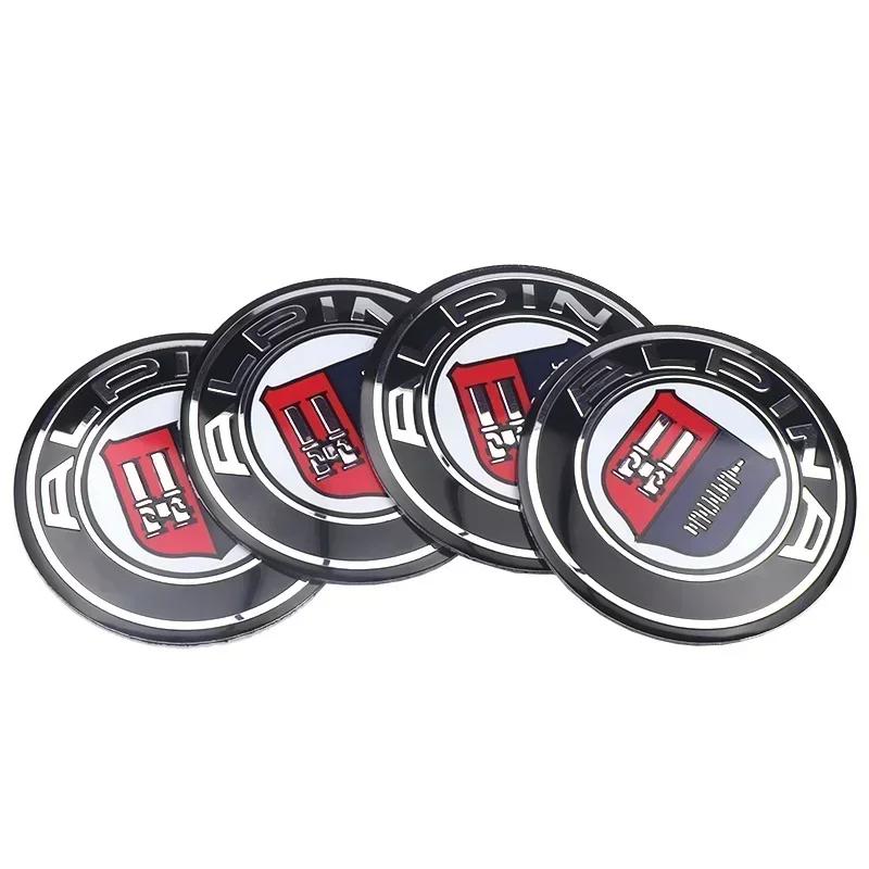 56/60/65/70mm Car Badge Wheel Center Cover CGHX0 Stickers Hub Caps Decal For BMW M Z4 M3 M5 M6 X3 E46 E90 E39 F10 F20 F30 G20 E60 X6