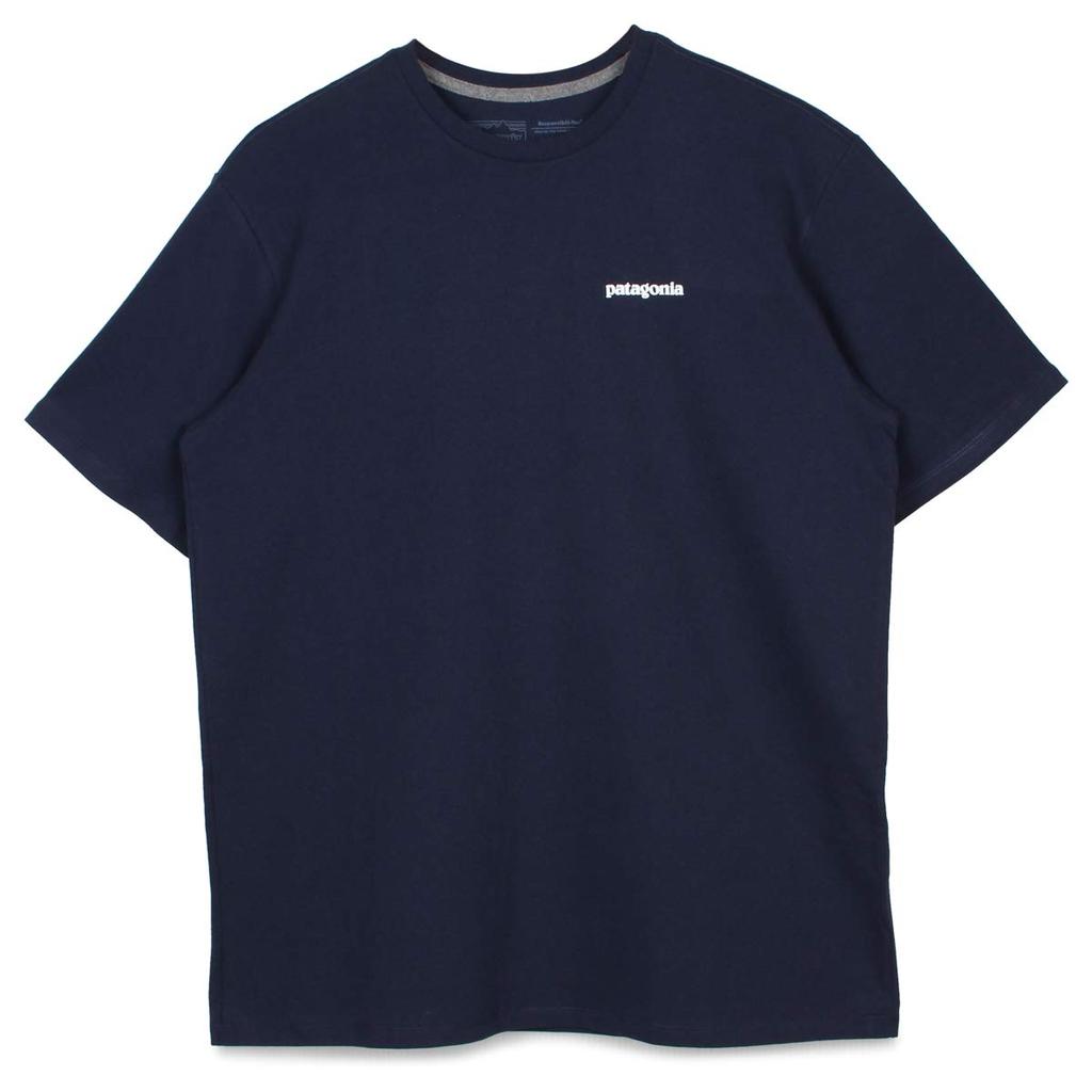 Patagonia Logo Responsibility Short Size S P-6 Tee, Sleeve, Black, (Product Code 38504)