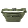 Sac banane homme multi-compartiments Sac de poitrine léger Sac bandoulière couleur unie