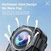 AntiFog Ventilated Lens Protectors for X5 Camera Tempereds Glass Cover With Secure Snap On