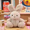 Adorable Long-Eared Rabbit Plush Keychain Ornament