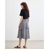 Demana Faux Two-Piece Plaid Patchwork Dress