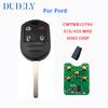 Hindley CWTWB1U793 Remote Car Key 3/4 Buttons Fob 315/433MHz 4D63 Chip For Ford Flex Explorer Taurus Mustang 2010-2013 UP