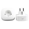 Google Home Compatible EU Smart Socket with HomeKit, Matter, Tuya, WiFi & Zigbee Integration.